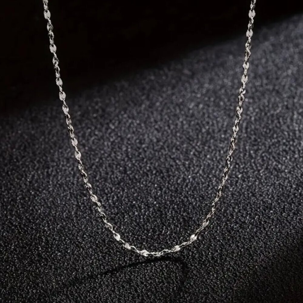 925 Sterling Silver Snake Bone Chain 18 inches NWT